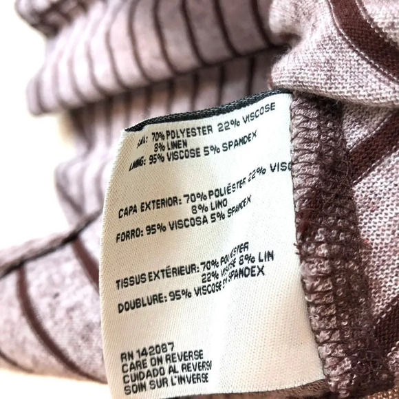 Simply Noelle | Purple Striped Swing Sweater - Picture 3 of 5